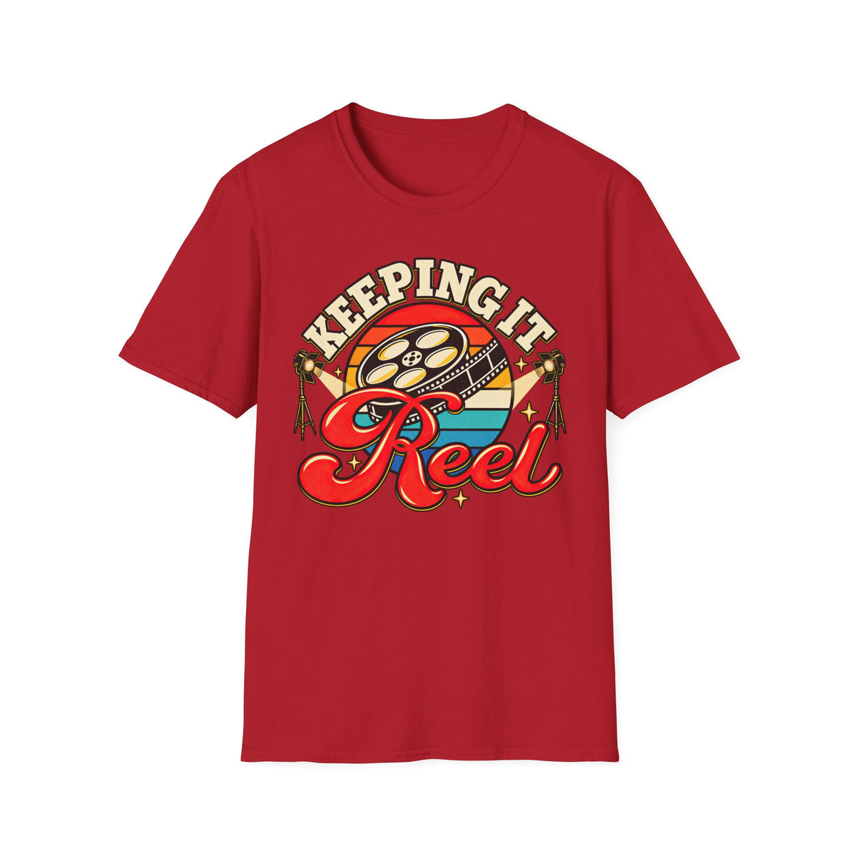 Keeping It Reel – Retro Filmmaker & Movie Lover T-Shirt