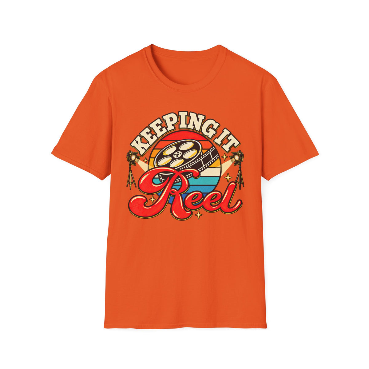 Keeping It Reel – Retro Filmmaker & Movie Lover T-Shirt