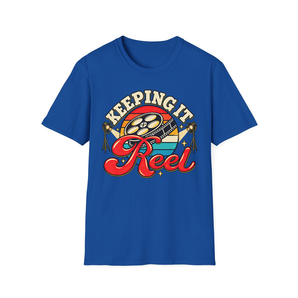 Keeping It Reel – Retro Filmmaker & Movie Lover T-Shirt