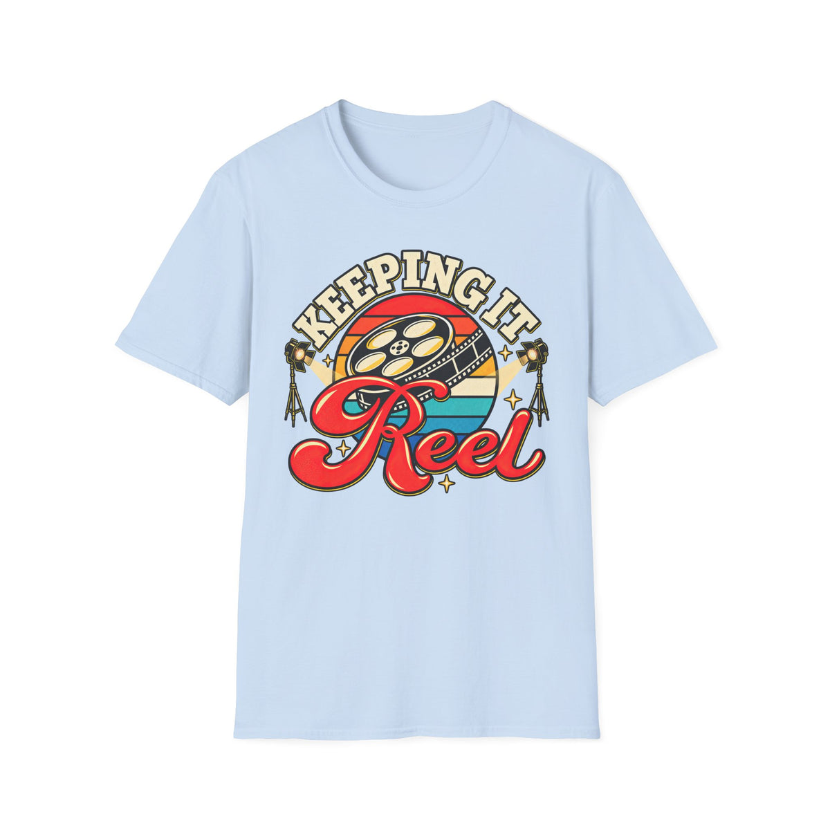Keeping It Reel – Retro Filmmaker & Movie Lover T-Shirt