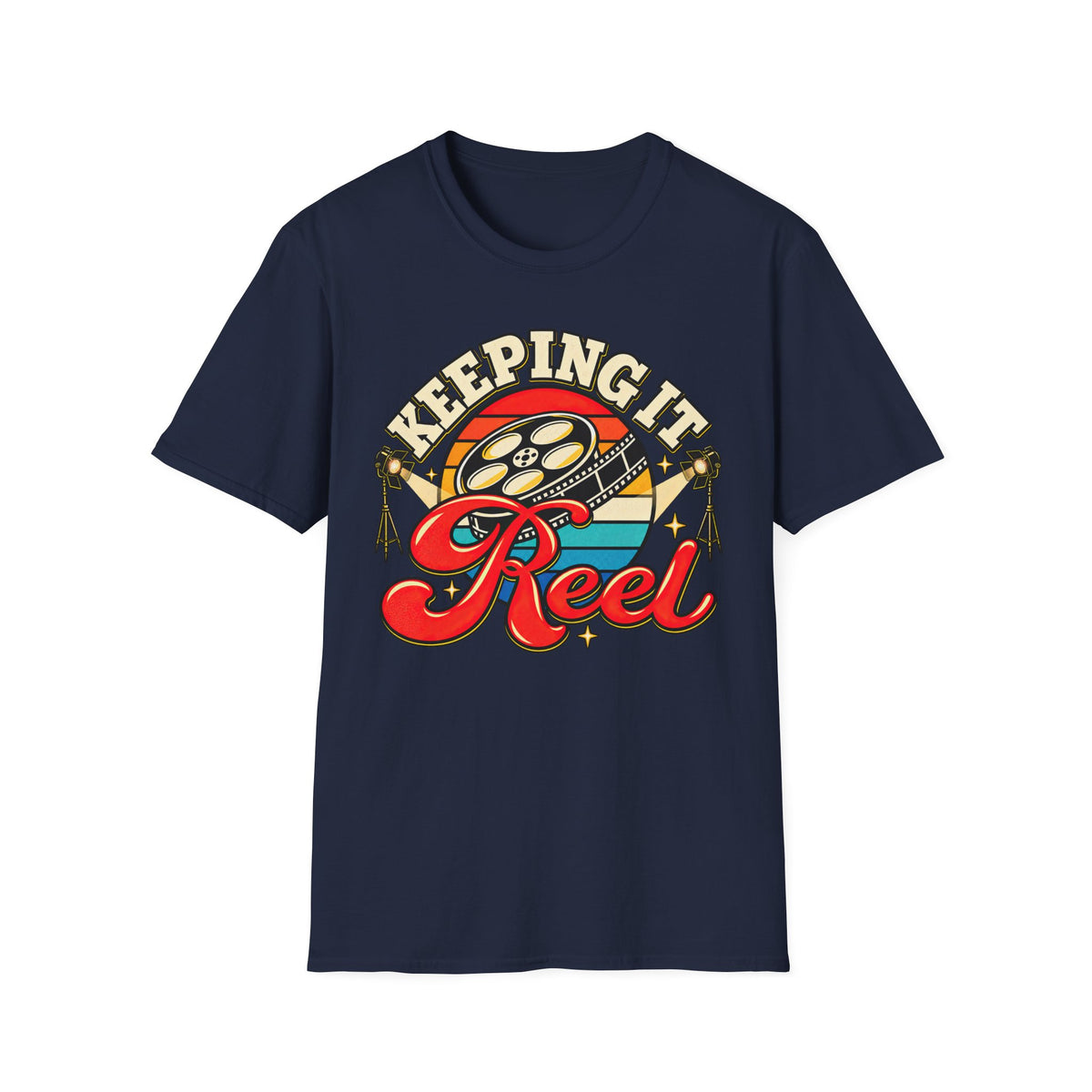 Keeping It Reel – Retro Filmmaker & Movie Lover T-Shirt
