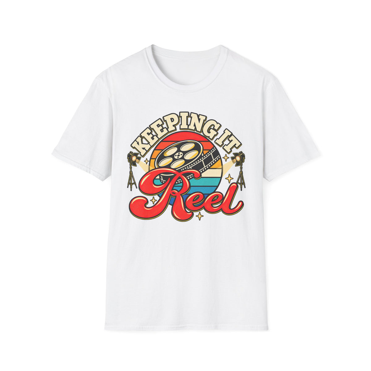 Keeping It Reel – Retro Filmmaker & Movie Lover T-Shirt