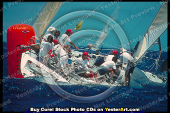 Action Sailing - Corel Stock Photo CD #172000