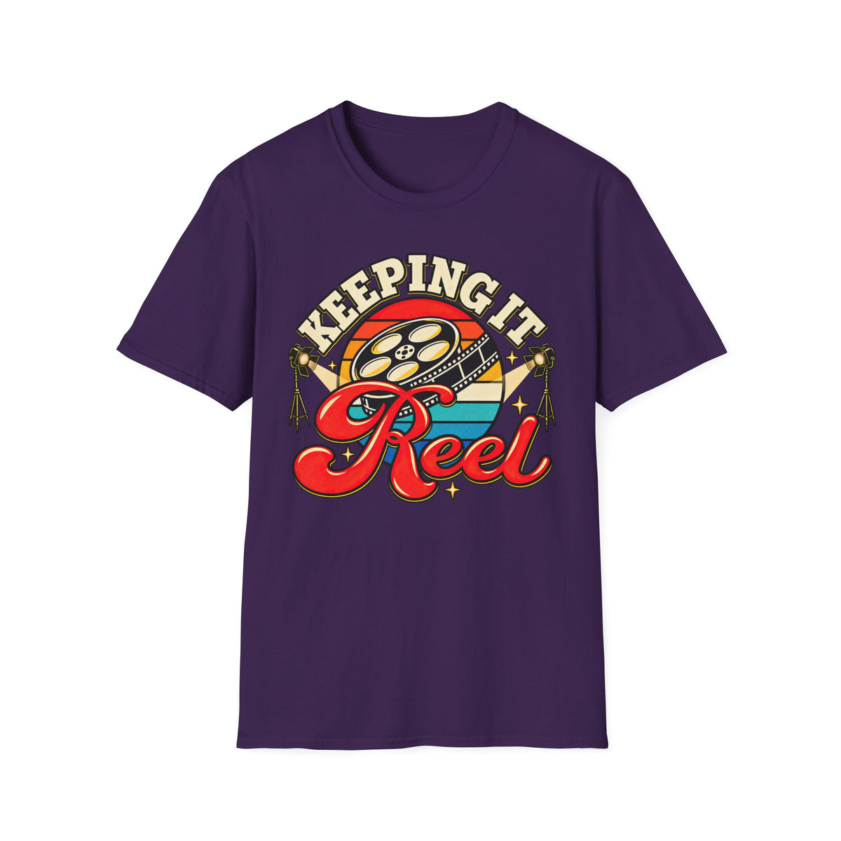 Keeping It Reel – Retro Filmmaker & Movie Lover T-Shirt