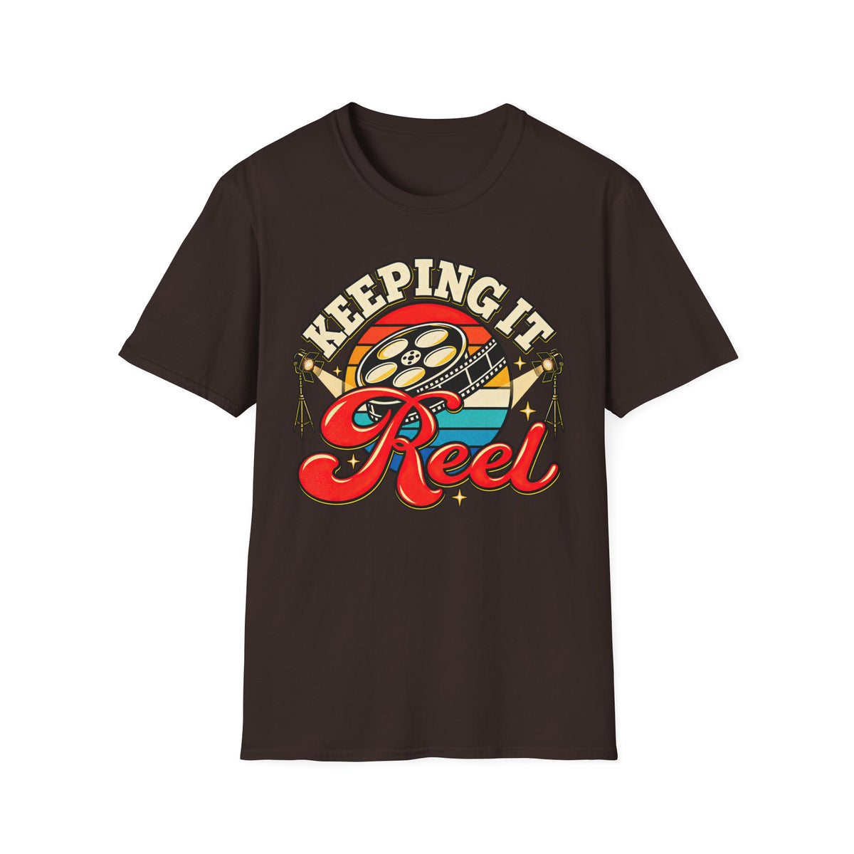 Keeping It Reel – Retro Filmmaker & Movie Lover T-Shirt