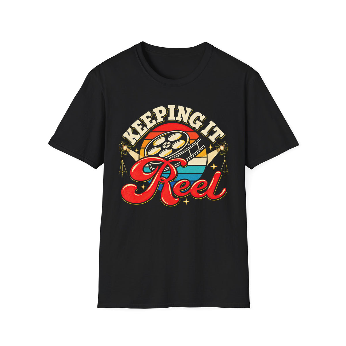 Keeping It Reel – Retro Filmmaker & Movie Lover T-Shirt