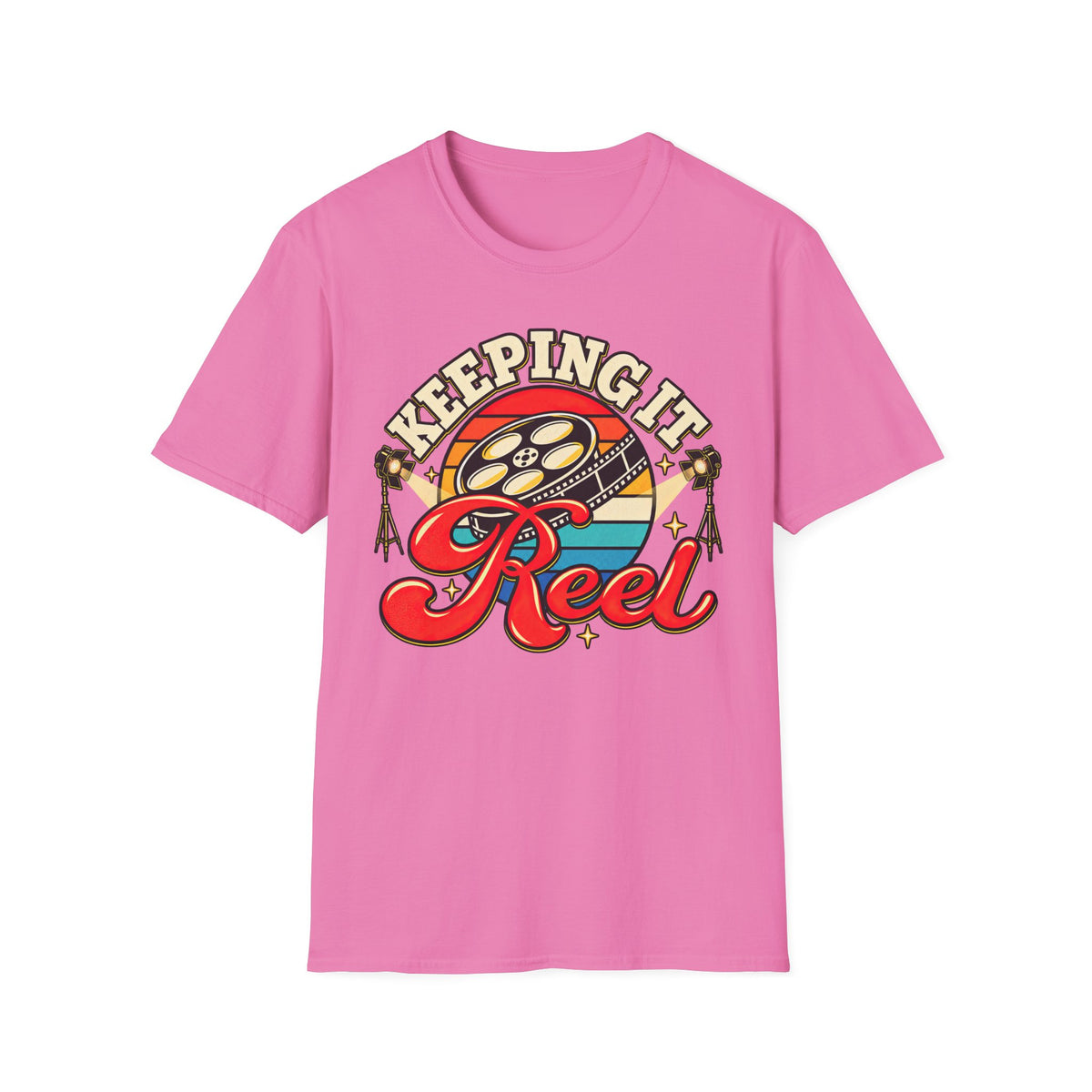 Keeping It Reel – Retro Filmmaker & Movie Lover T-Shirt