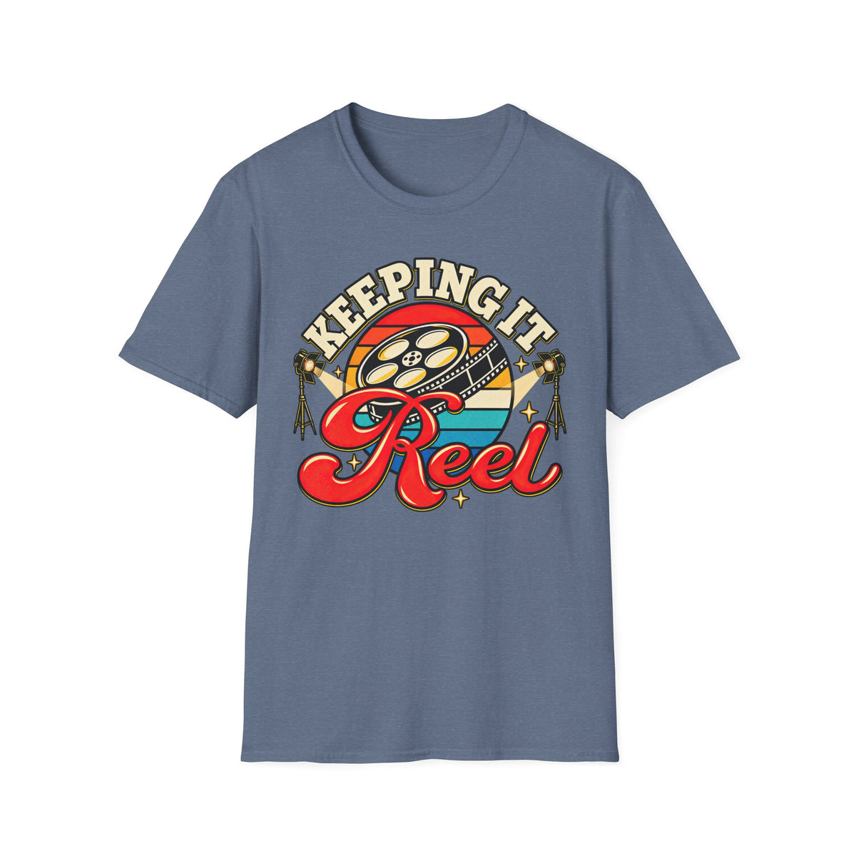 Keeping It Reel – Retro Filmmaker & Movie Lover T-Shirt