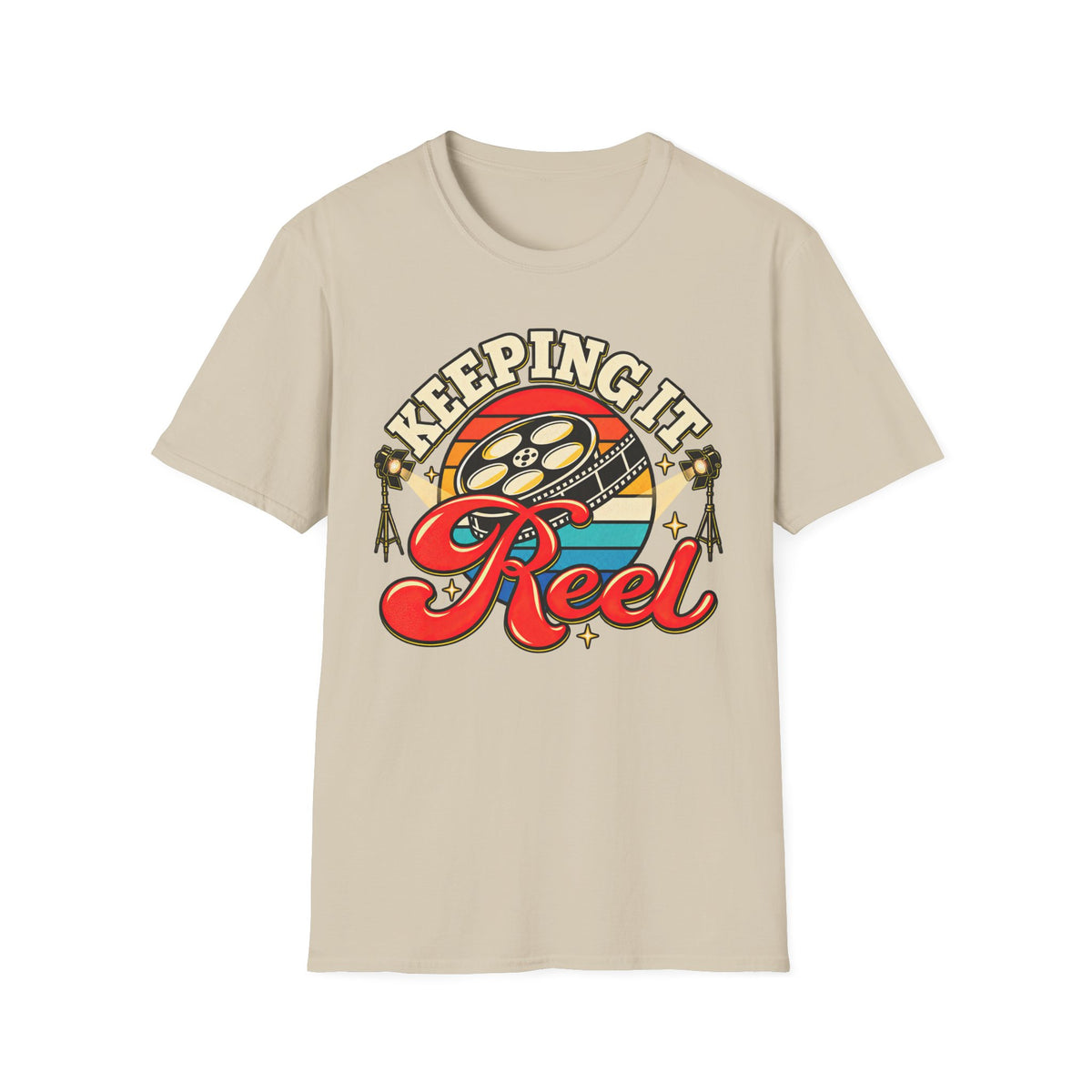 Keeping It Reel – Retro Filmmaker & Movie Lover T-Shirt