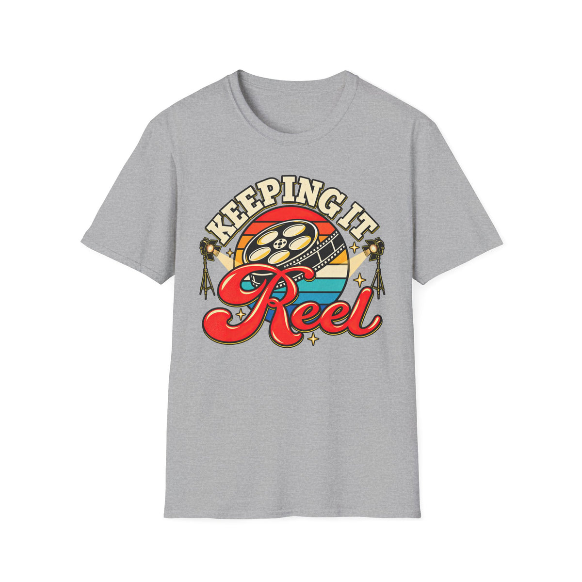Keeping It Reel – Retro Filmmaker & Movie Lover T-Shirt
