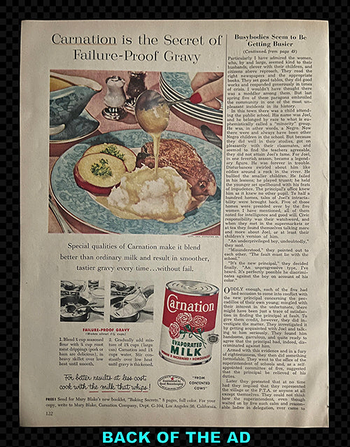 Coca-Cola / Carnation Evaporated Milk — Vintage Magazine Advertisement, c. 1954