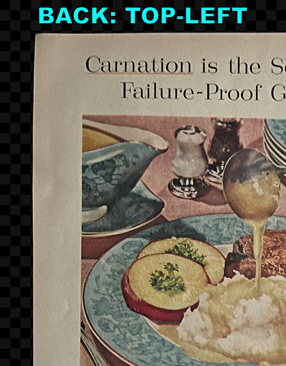 Coca-Cola / Carnation Evaporated Milk — Vintage Magazine Advertisement, c. 1954
