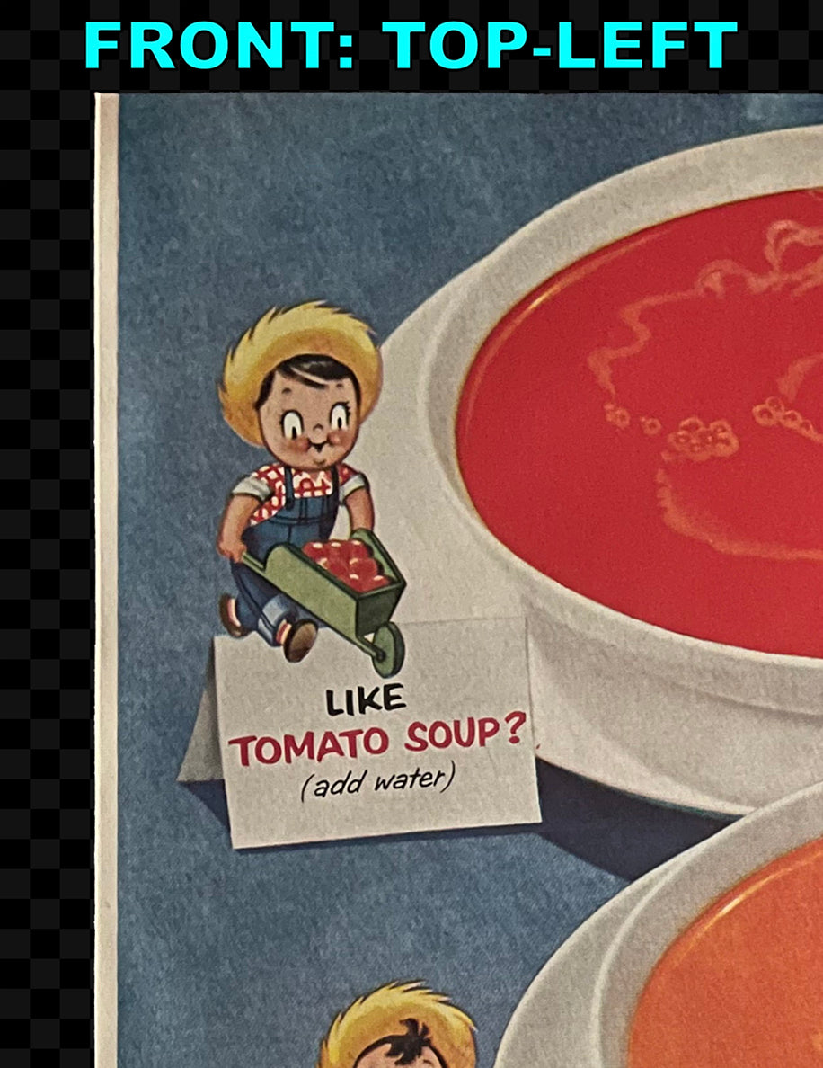 Campbell’s Tomato Soup / Nabisco Cookies — Vintage Magazine Advertisement, c. 1954